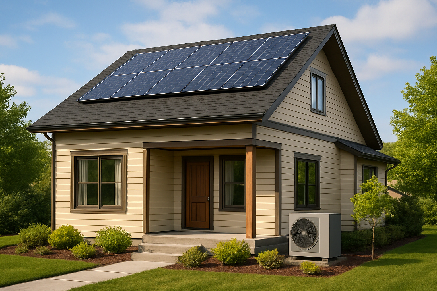 Maison confortable et économe en énergie